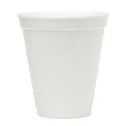 Cups Disposable Foam (Sputum) 237ml No Lid Plain 8SL-PAPR