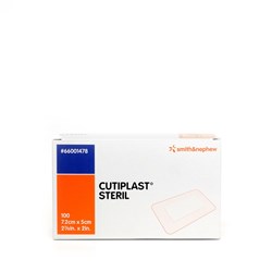 Cutiplast Low-Adherent Dressings 7.2 x 5cm P100