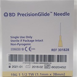 Needles B.D. 19G x 38mm