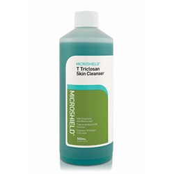 Microshield T (Blue) Triclosan Skin Cleanser 500ml