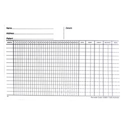 Stationery Cards Account 22 White 200 x 125mm