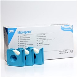 Micropore Tape 12mm x 9.1m Dispenser Pack