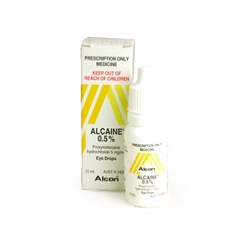 Alcaine Eye Drops 0.5% 15ml SM Cold Chain Lines for NON Metropolitan Deliveries are SHIPPED SEPARATELY