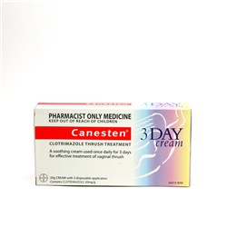 Canesten Vaginal Cream 3 Day 20g Tube SM