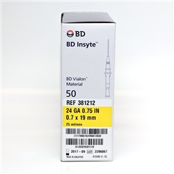 Insyte Cannula B.D. 24G x 19mm (0.75in)