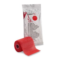 Scotchcast Casting Tape 75mm x 3.6m Red