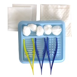 M'gate Basic Dressing Pack NonWoven-2 Swab/5 Balls