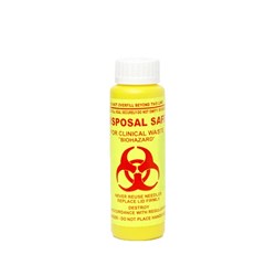 Bio-Hazard Collector Sharps Container Fittube 150ml