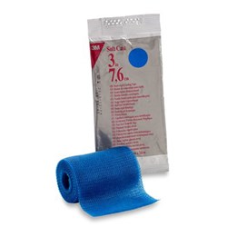 Softcast Semi-Rigid Synthetic Wrap 75mm x 3.6m Blue