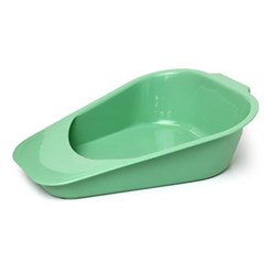 Autoplas Plastic Bedpan Slipper Type X-Large Green 430 x 300