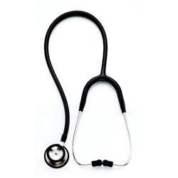 W.A Professional Dual Head Stethoscope Black