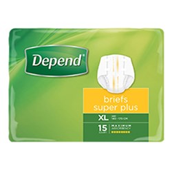 Depend Briefs Super Plus X-Large 17400