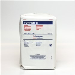 Topper 8 Non Woven Gauze 10 x 10cm Unsterile (Nugauze)