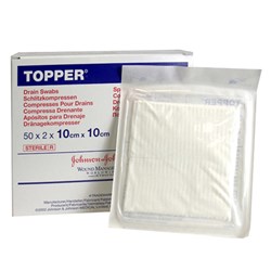 Topper Drain Sponges 10 x 10cm