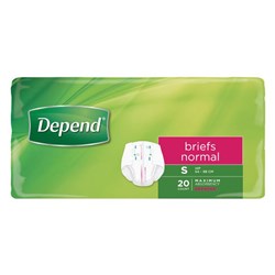 Depend Briefs Normal Small 3 x 20 1734