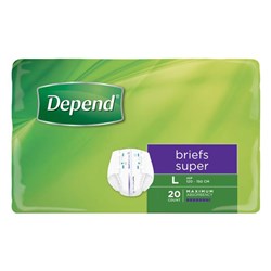 Depend Briefs Super Large Purple 3 x 20 1738