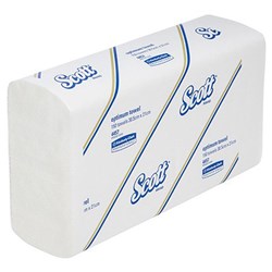 Scott Optimum Towel White 21 x 30.5cm (150 Sheets) 4457