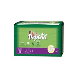 Depend Flex Super-Plus Large 14 x 4 8739