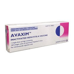 Vaccine Avaxim Hep A SM SHORT EXPIRY