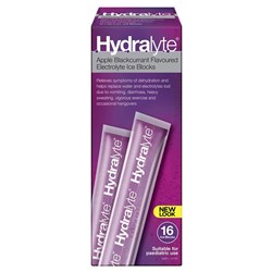 Hydralyte Electrolyte FrzrPops Apple/Bl Curr 16x62.5ml BOX16