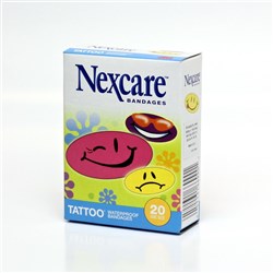 Nexcare Tattoos Cools Character (Smiley Faces) B20