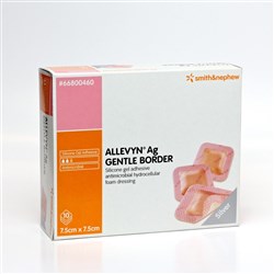 Allevyn Ag Gentle Border 7.5 x 7.5cm B10