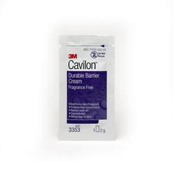 Cavilon Durable Barrier Cream Fragrance Free 2g Sachet 3392GS