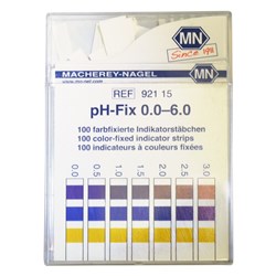 Indicator Strips pH 0-6 (92115) P100