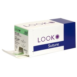 Sutures Look Nylon 4/0 24mm RC 45cm B12