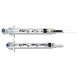 Vanish Point Syringe 1ml 27G x 1/2"