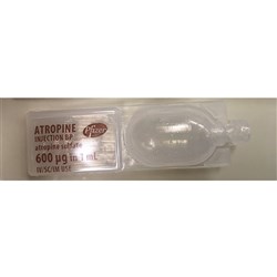 Atropine Injection 600mg 1ml x 10 SM