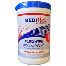 Flexiwipe Alcowipe 42 x 14.5cm Canister P75