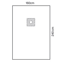 CV-Line Drape 160 x 240cm 12 x 12cm Fenestration St CTN10