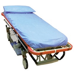 Stretcher Sheet Lge Disposable Fitted 195 x 80 x 16cm L/Blue