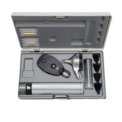 Heine Beta 400 F/O LED Otoscope/Beta 200 Ophthal Set BETA4 USB   Case