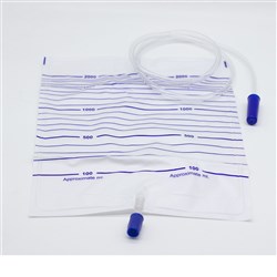 Urine Bag 2L T-Tap NRV 110cm Tubing