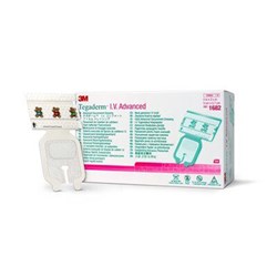 Tegaderm I.V. Adv Securement Dressing 5cm x 5.7cm B100