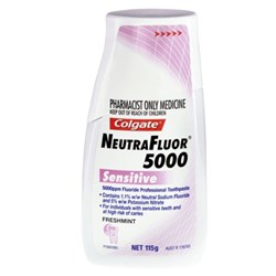 Neutrafluor 5000 Sensitive T/Paste 115G Ea