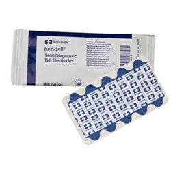 Kendall 5400  Diag ECG Tab Elect 23x25mm C1000 10packs 100