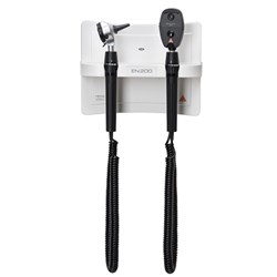 Heine EN200 Beta 400 LED FO Otoscope/Ophthaloscope 2 Handles