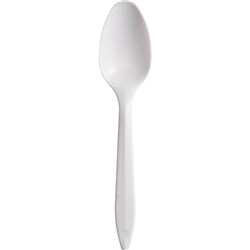 Teaspoons Plastic White B1000