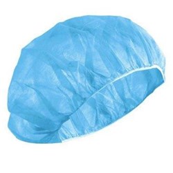 Bouffant Cap Disp Non Woven Blue