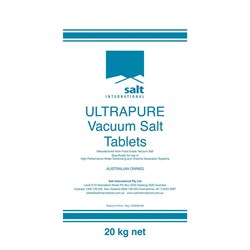Ultrapure Vacuum Salt Tablets 20kg Bag
