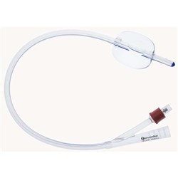 Foley Cath Std Silicone 2 Way 16Fr 45cm Orange 30ml Balloon