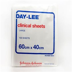 Daylee Clinical Sheets Large 60 x 40cm 09010 PKT100