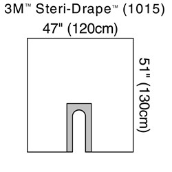 Steri-Drape U-Drape 120 x 130cm with Adhesive 1015 BOX10