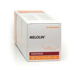 Melolin Non-Adherent Dressings 5 x 5cm BOX100