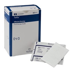 Telfa Adhesive Dressings 5 x 7.5cm BOX100
