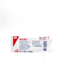 Red Dot Resting ECG Electrode Gentle Adh 2330 (Red) PKT100