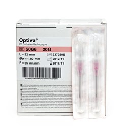 Optiva I.V. Catheters 20G x 32mm (5056) 91553 BOX50